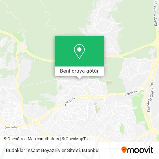Budaklar İnşaat Beyaz Evler Site'si harita