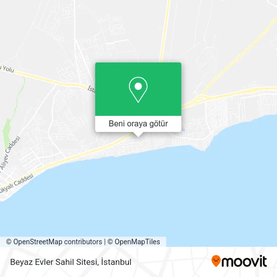 Beyaz Evler Sahil Sitesi harita