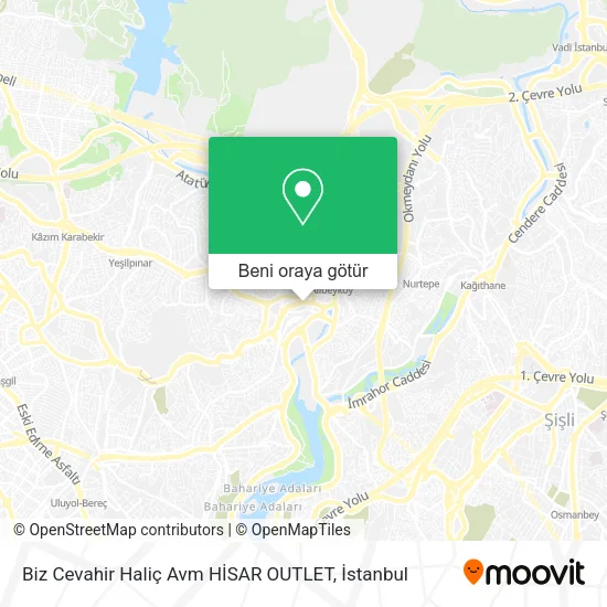 Biz Cevahir Haliç Avm HİSAR OUTLET harita