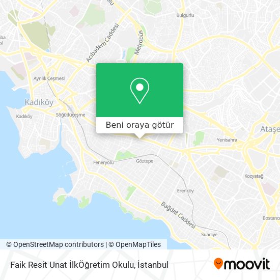 Faik Resit Unat İlkÖğretim Okulu harita