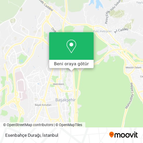 Esenbahçe Durağı harita