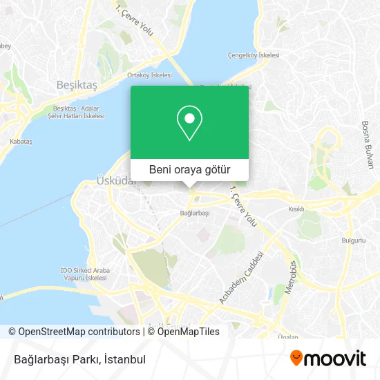 Bağlarbaşı Parkı harita