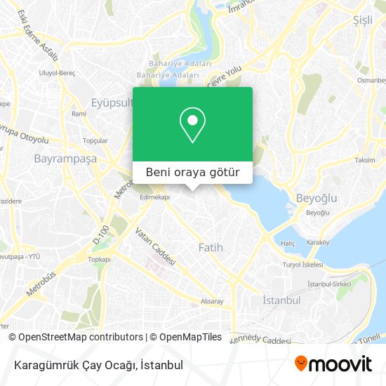 Karagümrük Çay Ocağı harita