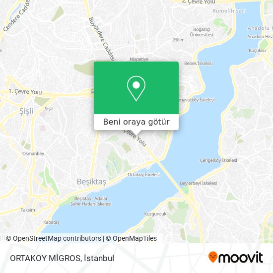 ORTAKOY MİGROS harita