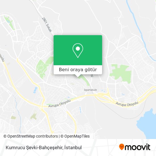 Kumrucu Şevki-Bahçeşehir harita