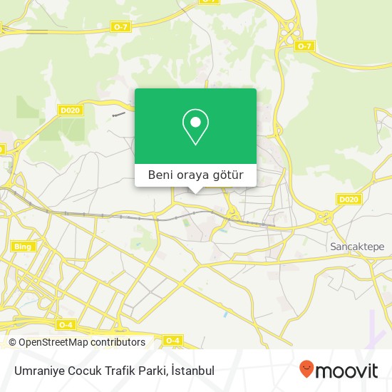 Umraniye Cocuk Trafik Parki harita