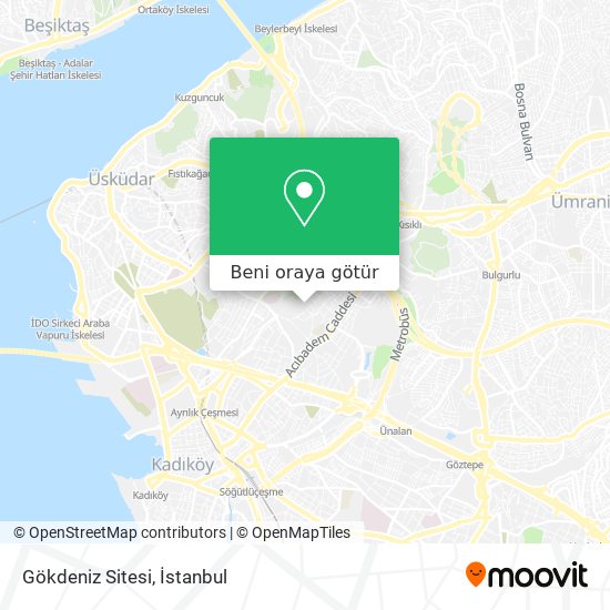 Gökdeniz Sitesi harita