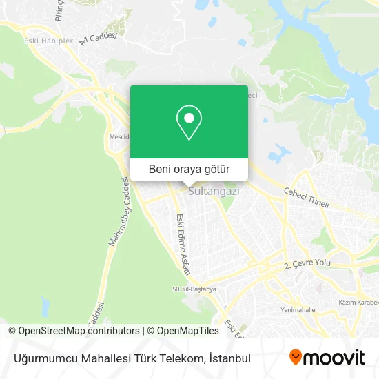 Uğurmumcu Mahallesi Türk Telekom harita