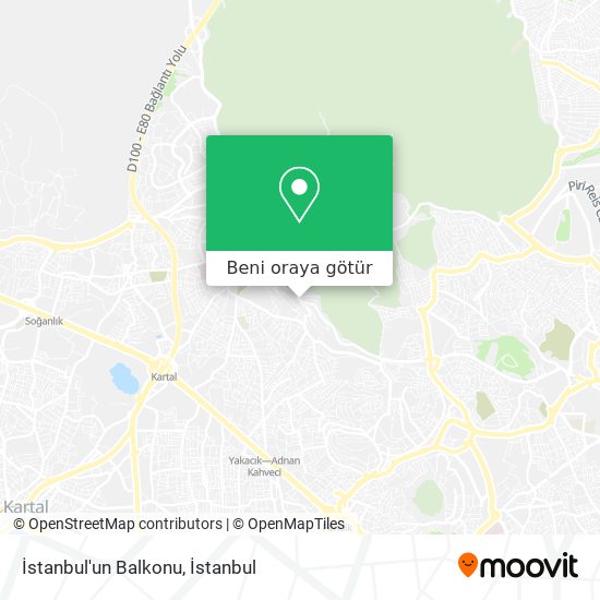 İstanbul'un Balkonu harita