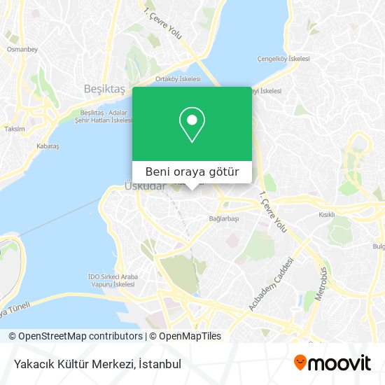Yakacık Kültür Merkezi harita