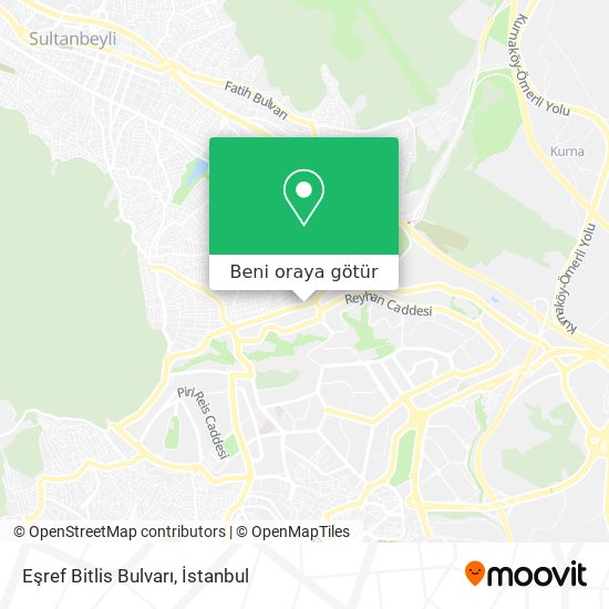 Eşref Bitlis Bulvarı harita