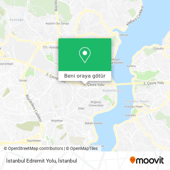 İstanbul Edremit Yolu harita