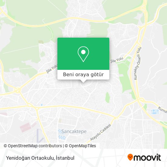 Yenidoğan Ortaokulu harita