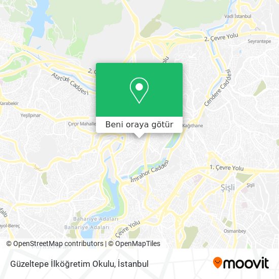 Güzeltepe İlköğretim Okulu harita