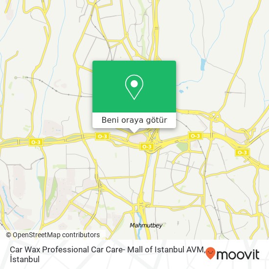 Car Wax Professional Car Care- Mall of Istanbul AVM harita