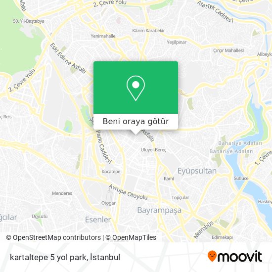 kartaltepe 5 yol park harita