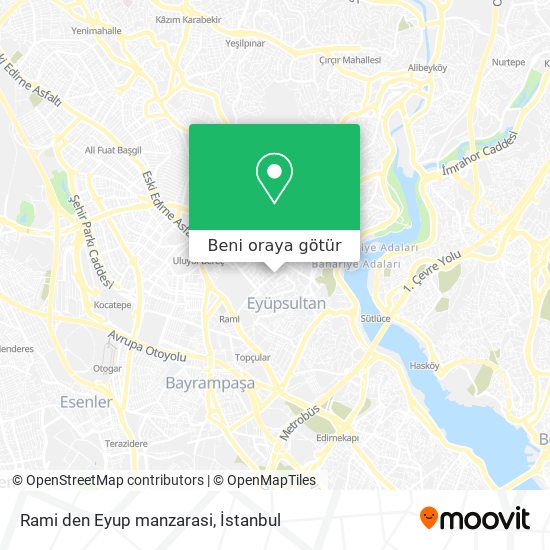 Rami den Eyup manzarasi harita