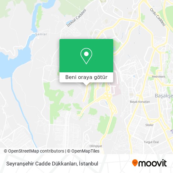 Seyranşehir Cadde Dükkanları harita