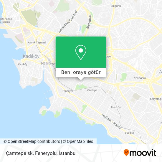 Çamtepe sk. Feneryolu harita