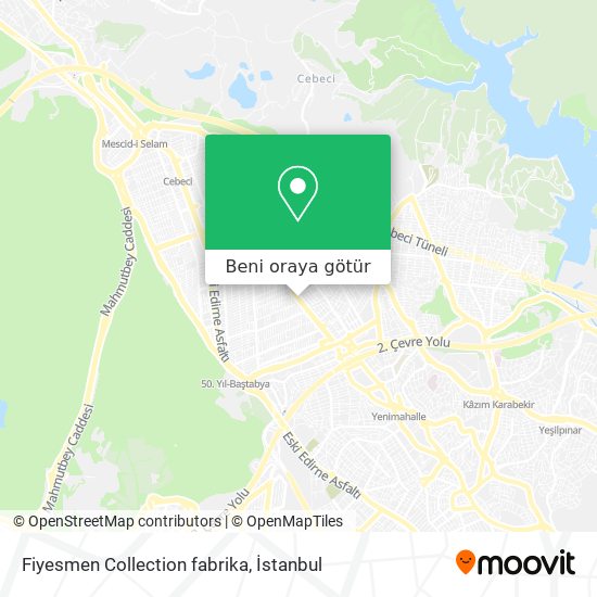 Fiyesmen Collection fabrika harita