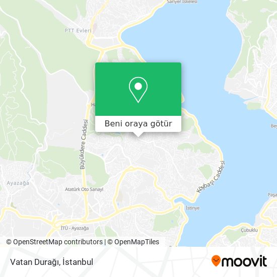 Vatan Durağı harita