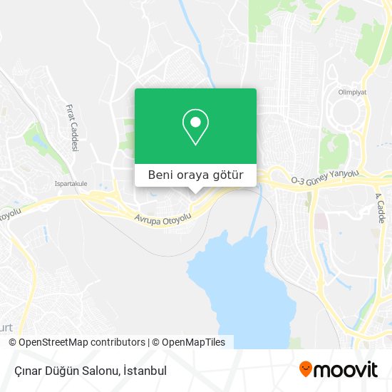 Çınar Düğün Salonu harita