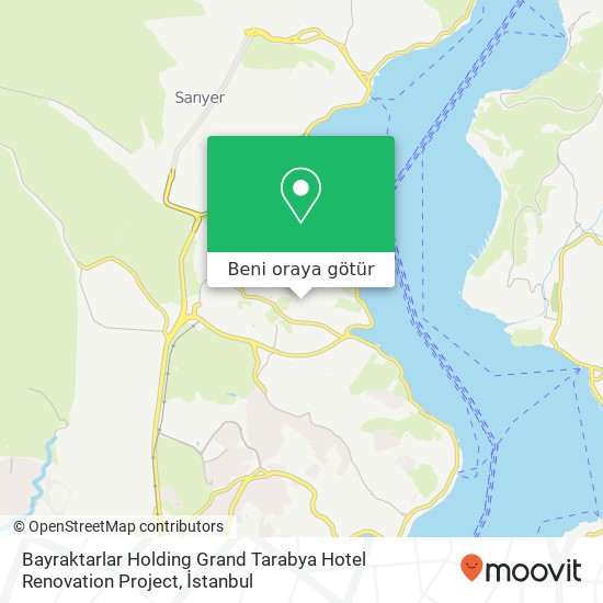 Bayraktarlar Holding Grand Tarabya Hotel Renovation Project harita