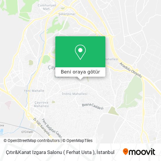 Çıtır&Kanat Izgara Salonu ( Ferhat Usta ) harita
