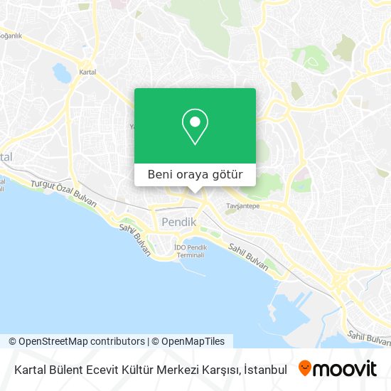 Kartal Bülent Ecevit Kültür Merkezi Karşısı harita