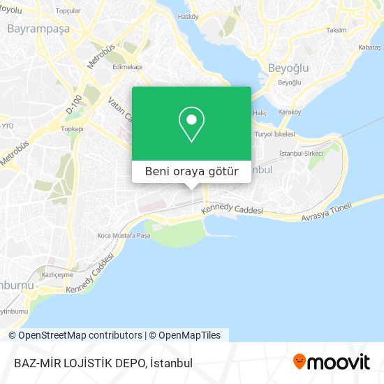 BAZ-MİR LOJİSTİK DEPO harita