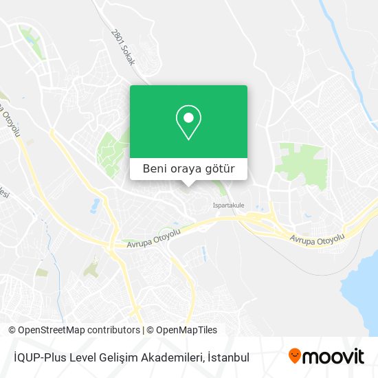 İQUP-Plus Level Gelişim Akademileri harita