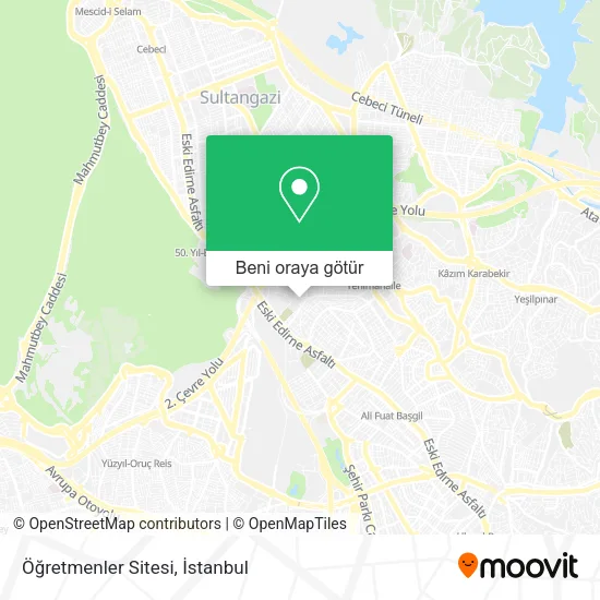 Öğretmenler Sitesi harita
