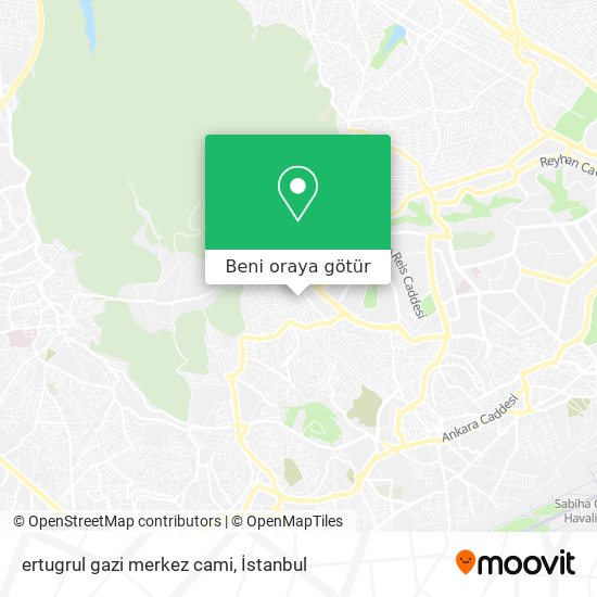 ertugrul gazi merkez cami harita