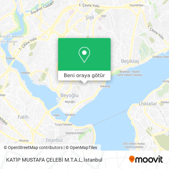 KATİP MUSTAFA ÇELEBİ M.T.A.L harita