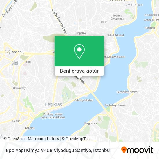 Epo Yapı Kimya V408 Viyadüğü Şantiye harita