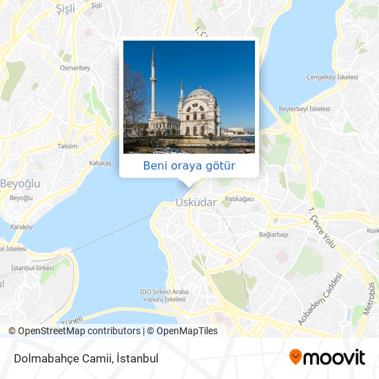 Dolmabahçe Camii harita