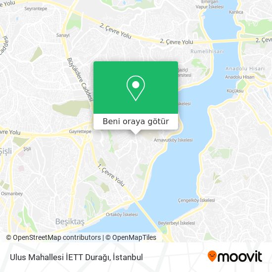 Ulus Mahallesi İETT Durağı harita