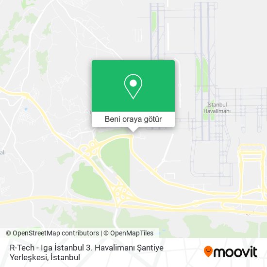 R-Tech - Iga İstanbul 3. Havalimanı Şantiye Yerleşkesi harita