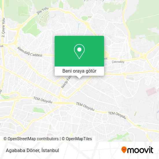 Agababa Döner harita