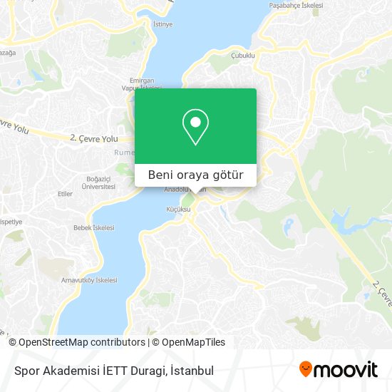 Spor Akademisi İETT Duragi harita