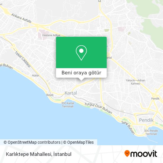 Karlıktepe Mahallesi harita