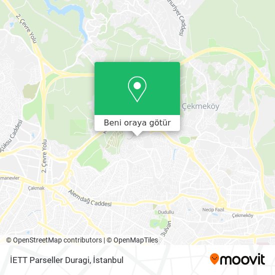İETT Parseller Duragi harita