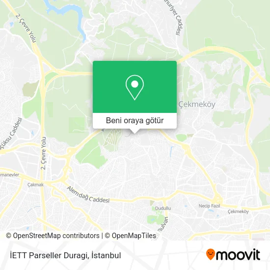 İETT Parseller Duragi harita