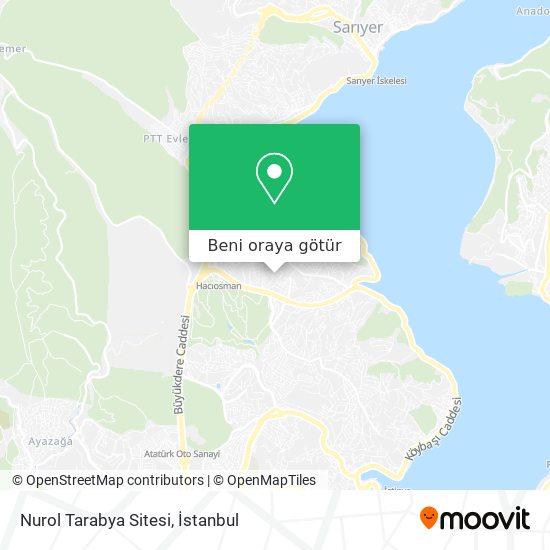Nurol Tarabya Sitesi harita