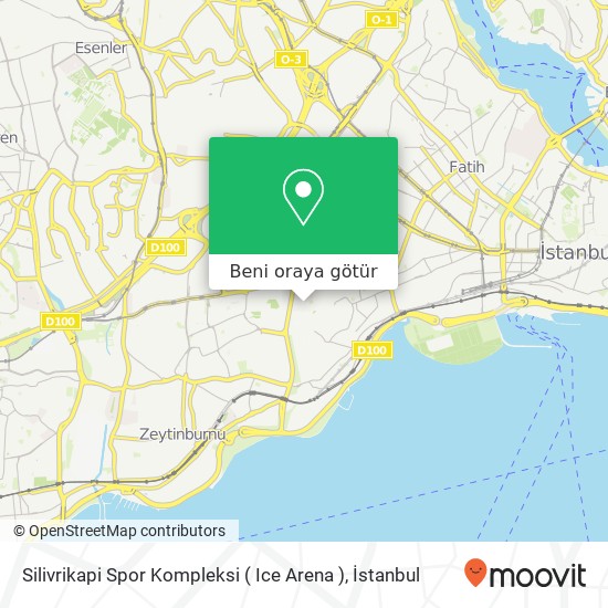 Silivrikapi Spor Kompleksi ( Ice Arena ) harita