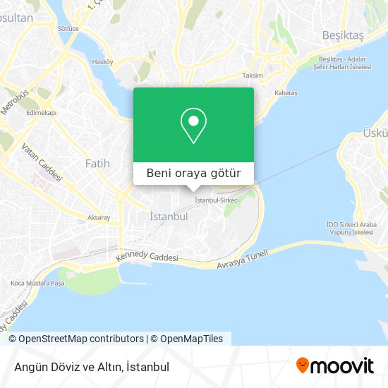 Angün Döviz ve Altın harita