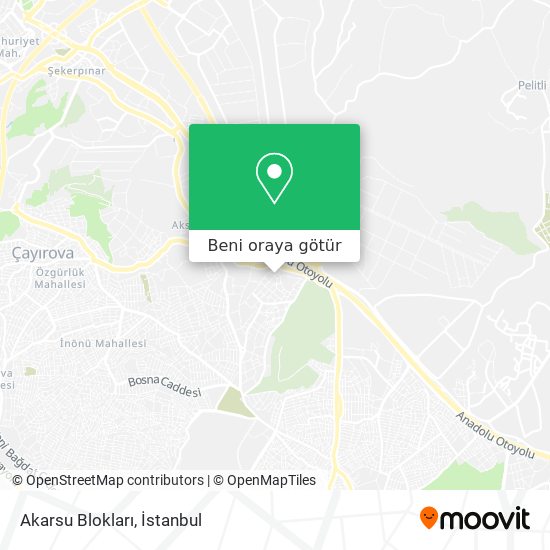 Akarsu Blokları harita