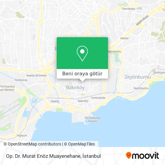 Op. Dr. Murat Enöz Muayenehane harita