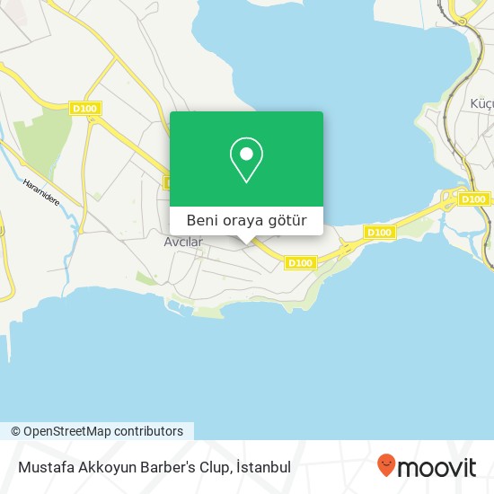 Mustafa Akkoyun Barber's Clup harita