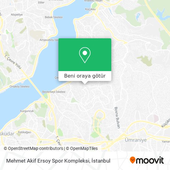 Mehmet Akif Ersoy Spor Kompleksi harita